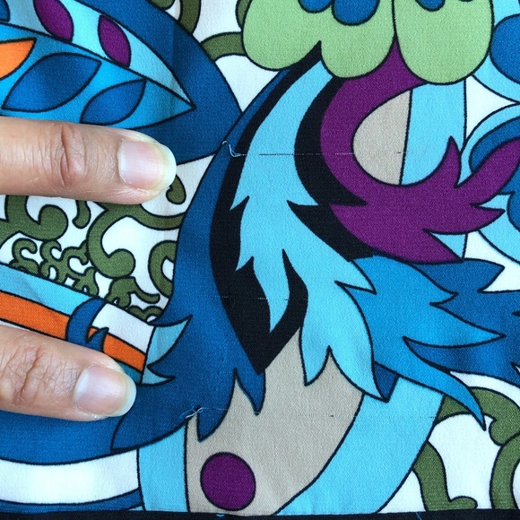 Nicole Miller Multicolored Paisley  Tunic Top - Picture 6 of 8